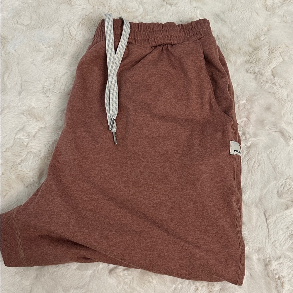 Vuori boyfriend joggers in terracotta Sz M - Picture 2 of 7